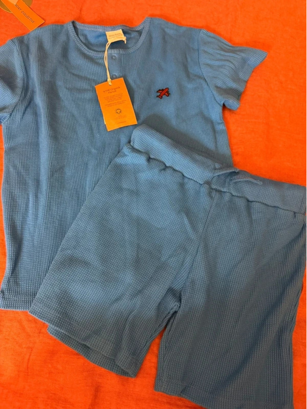Antibies cotton shirt and shorts set